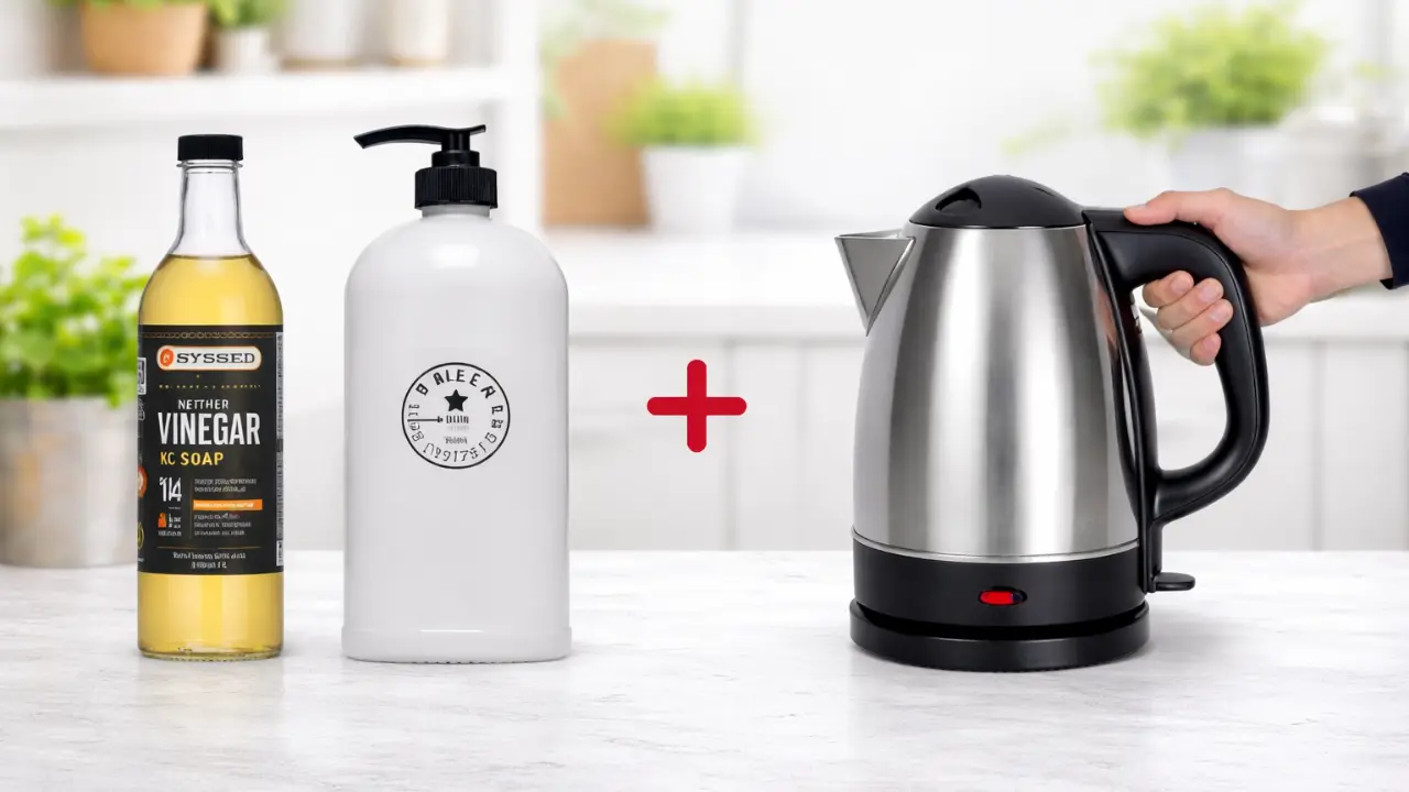 Weder Essig noch Seife: Der einfache Trick, um Kalk aus einem Wasserkocher zu entfernen